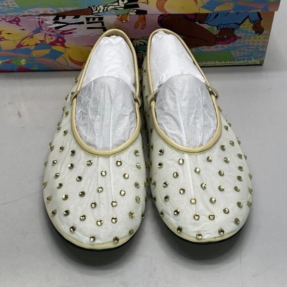 NEW JEFFREY CAMPBELL Swanlake-J Flats – Women’s Size 7 – Beige – New With Box - Picture 8 of 13